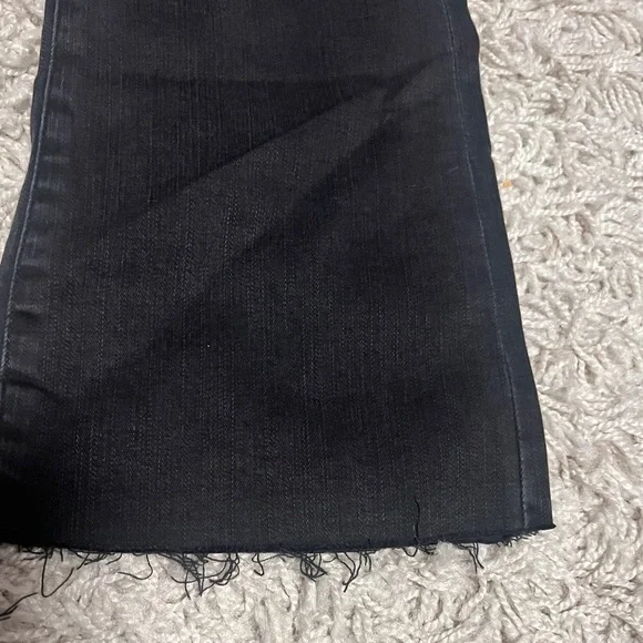 Frame NWT $225 Black Wash Le Crop Mini Boot Kerry sz 27 KRRY jeans - Picture 8 of 9